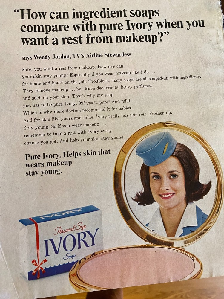 Ivory Soap, Full Page Vintage Print Ad