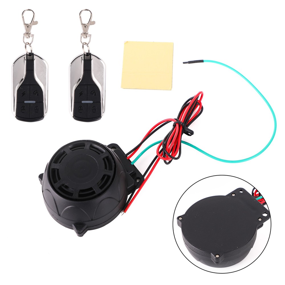 Detector Anti Theft Security Remote Control Alarm System Kit For Motorcycle