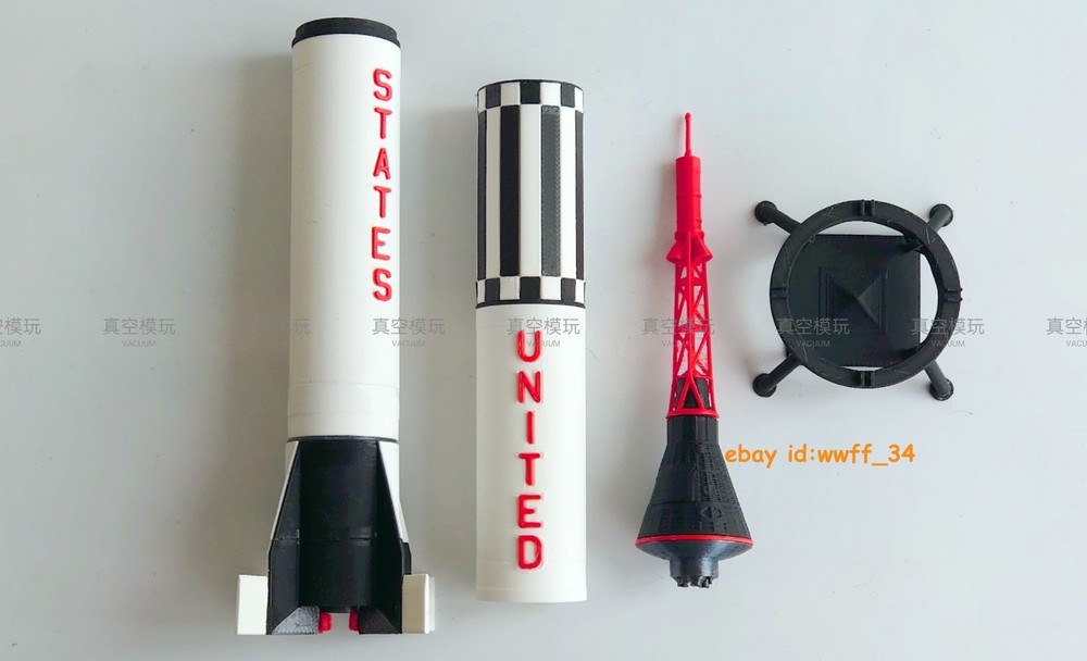 1/72 Mercury Program Mercury Redstone Launch Vehicle Finished Model