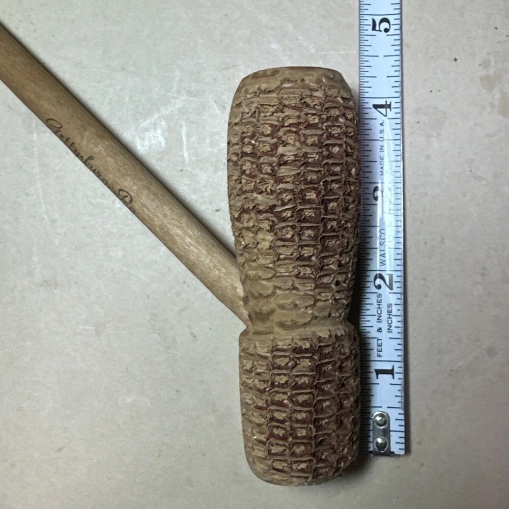 vintage gettysburg battlefield large corn cob pipe