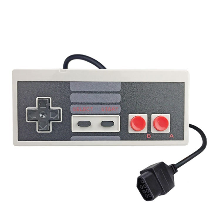 2PCS Wired Classic Retro NES-004 Game Controller Gamepd Nintendo US