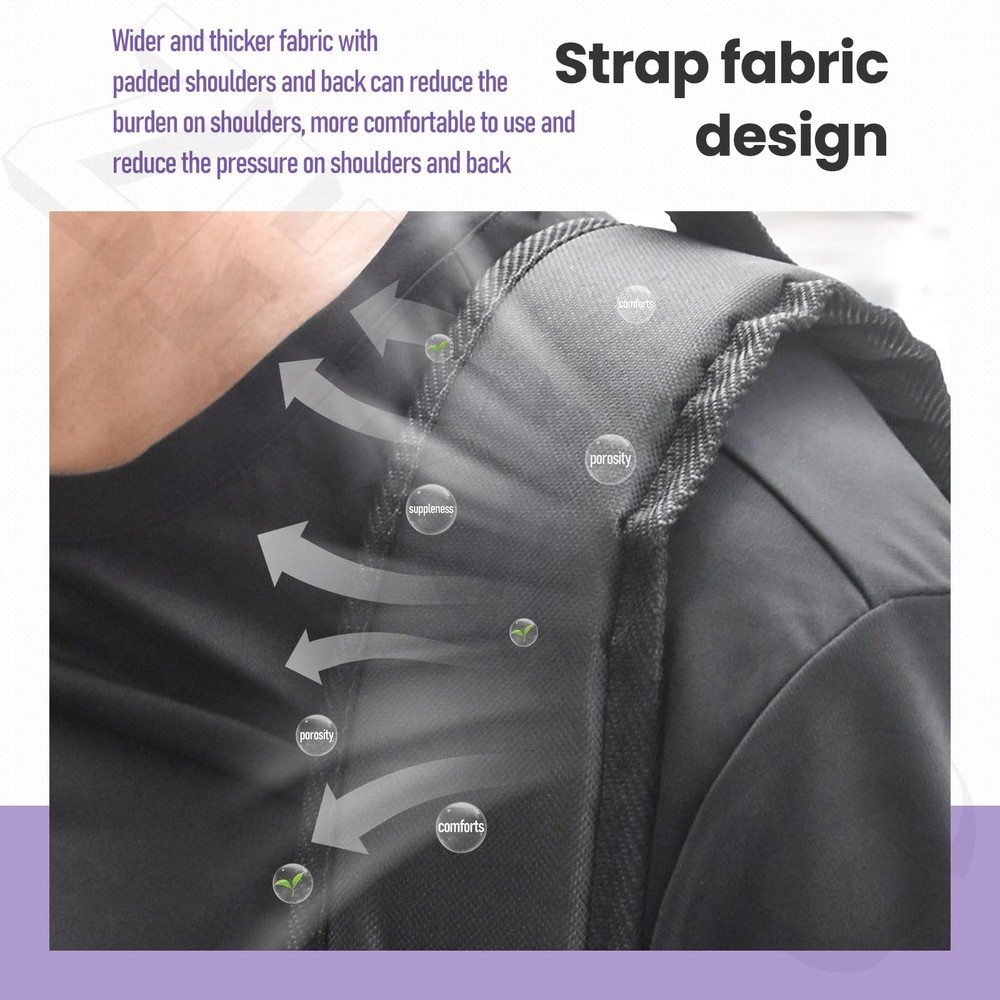 Backpack Sprayer Replacement Straps - Shoulder BLACK