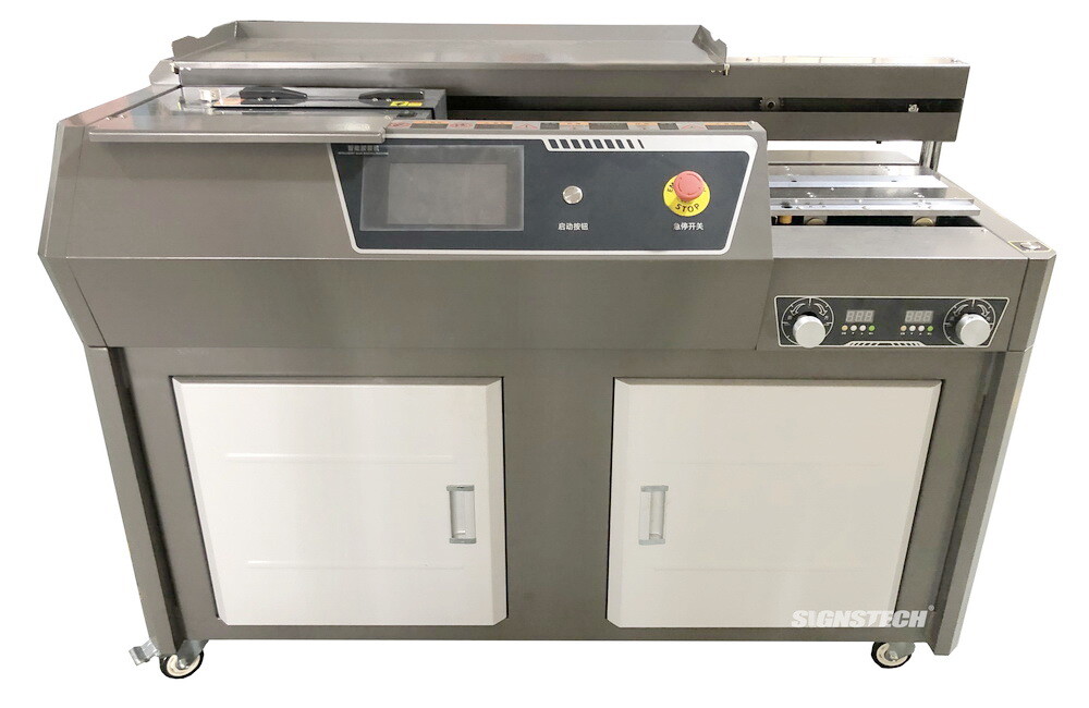 A4 Automatic Perfect Binding Machine Side Gluing,EVA Book Binder 7" LCD + Glue