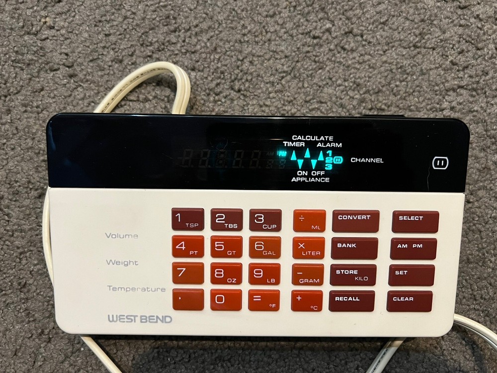 Vintage West Bend Kitchen Controller Mult-function Advanced Appliance BAD BOX