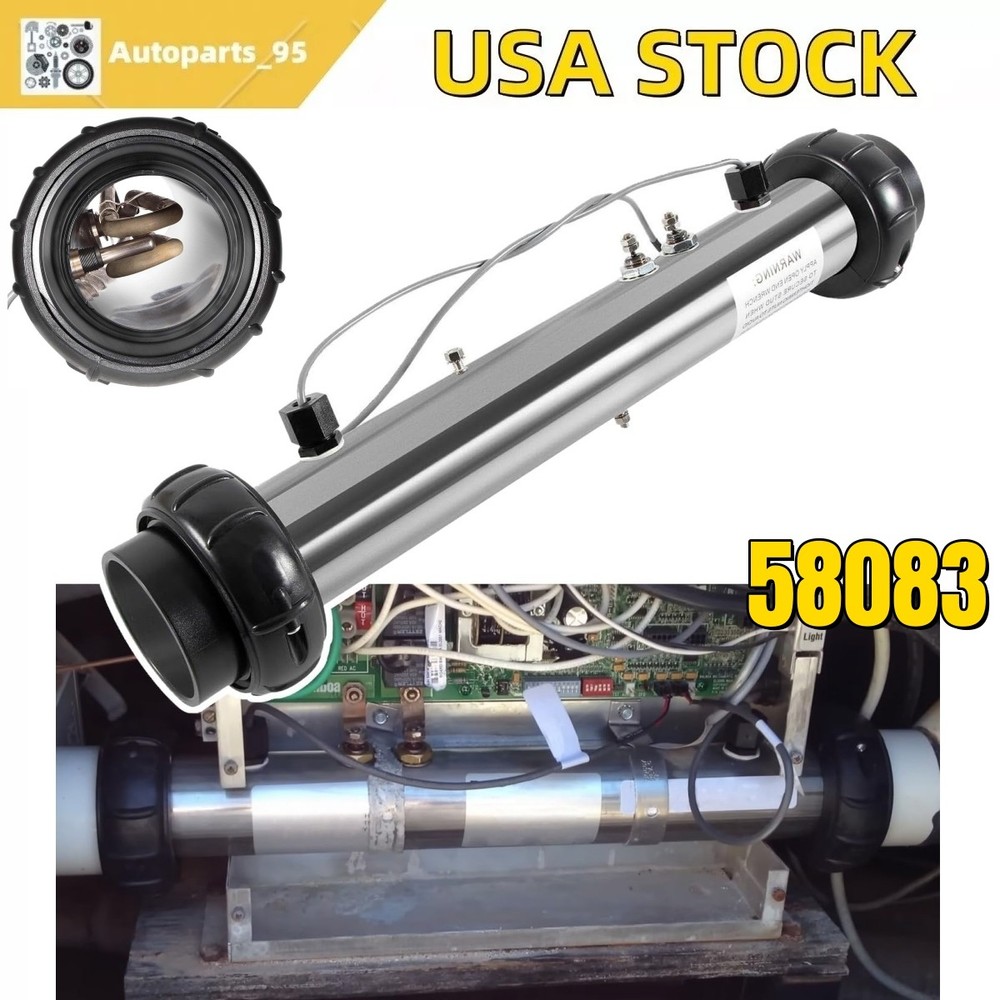 58083 Heater Tube Assembly 5.5KW for Balboa 25-175-1010 M7 VS Spa Hot Tub Heater