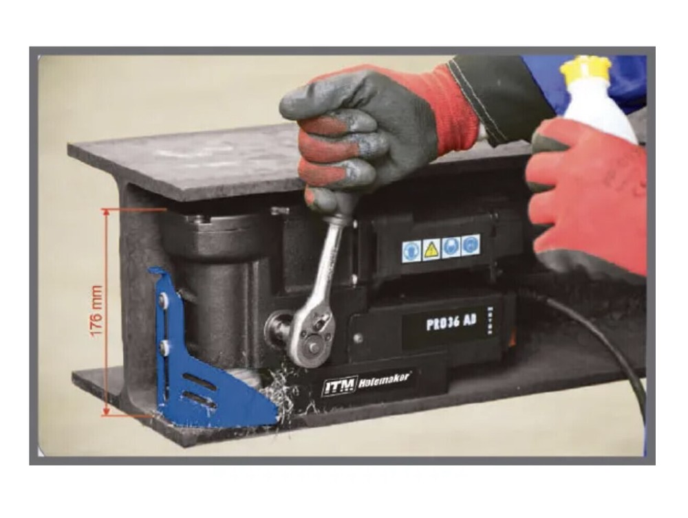HOLEMAKER Pro 36 AD Magnetic Drill + Annular Cutter Asset A, Broach - HMPRO36AD