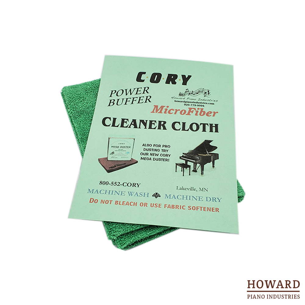 Cory Cleaner Cloth MicroFiber Power Buffer Cleaning Cloth For Pianos - 14''X14''