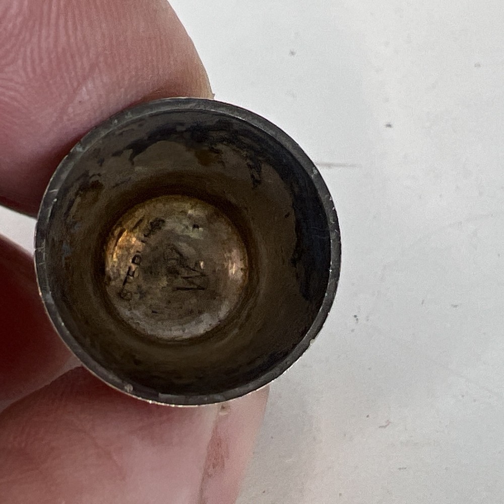 Sterling Silver #7 Thimble