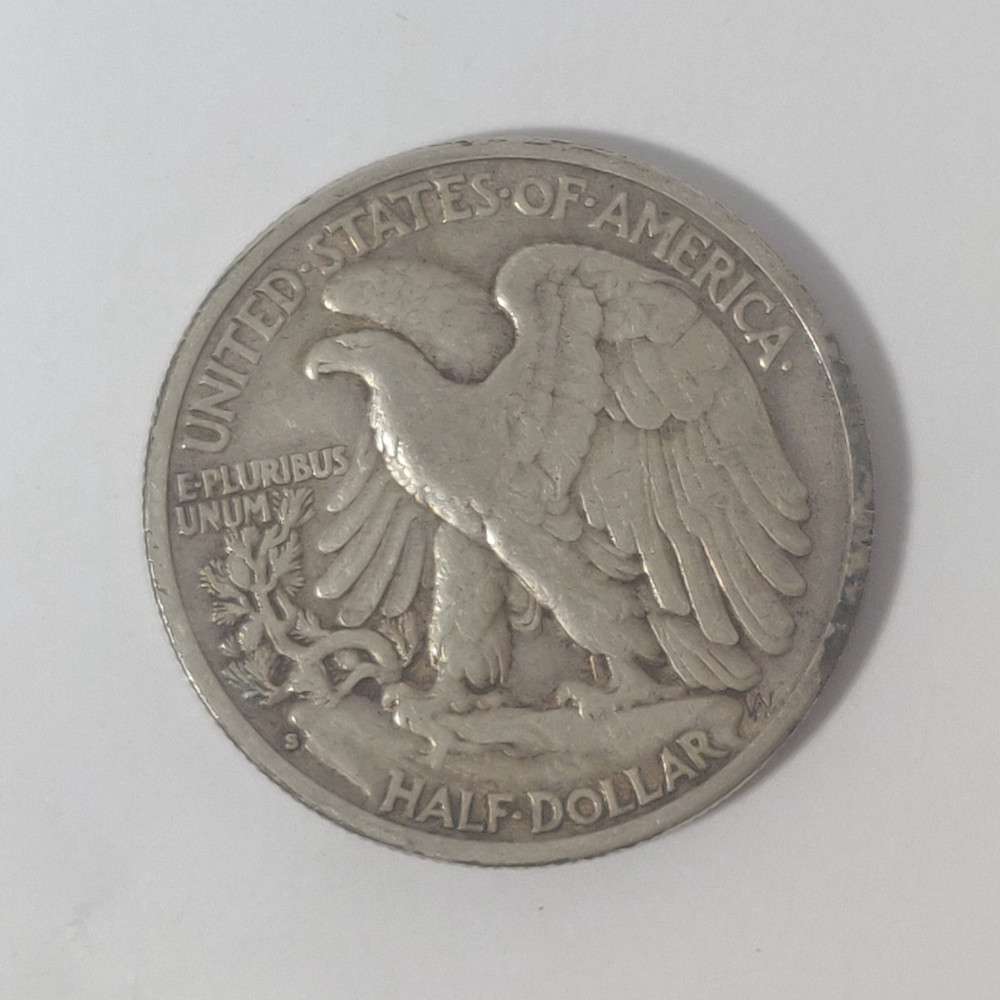 1934-S WALKING LIBERTY HALF DOLLAR