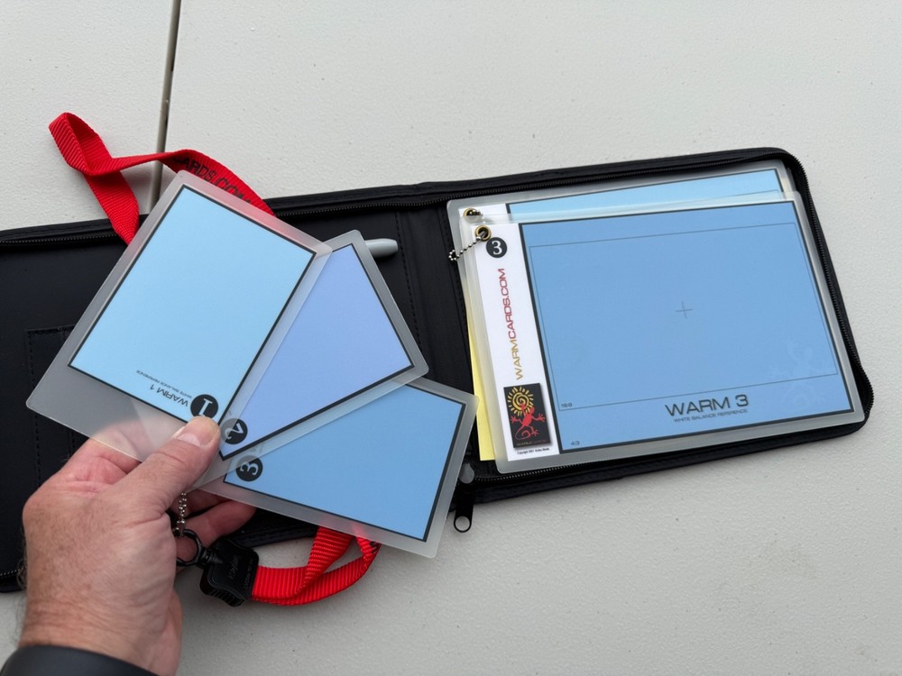 Vortex Media WarmCards White Balance Reference System - Complete Set with Case