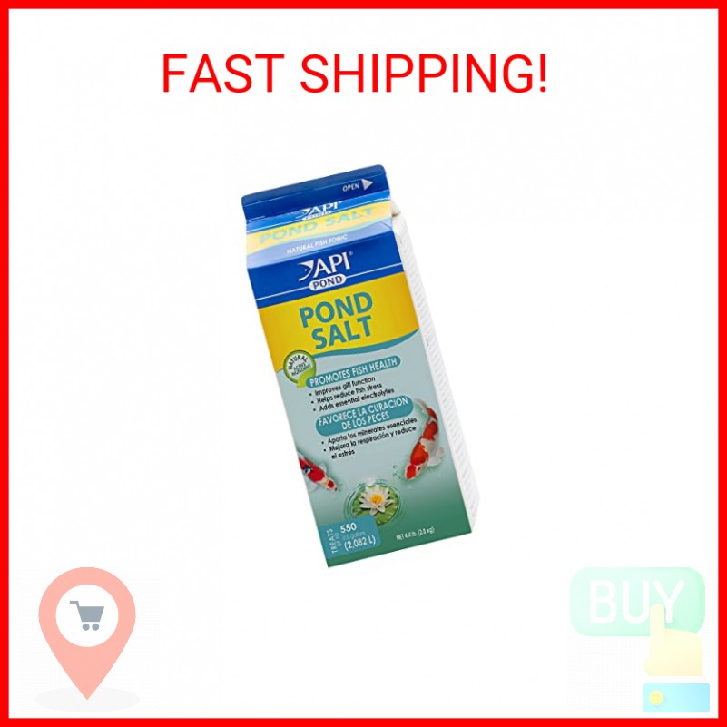 API POND SALT Pond Water Salt 4.4-Pound Container
