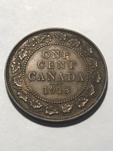 1913 Canada Large Cent XF #17874