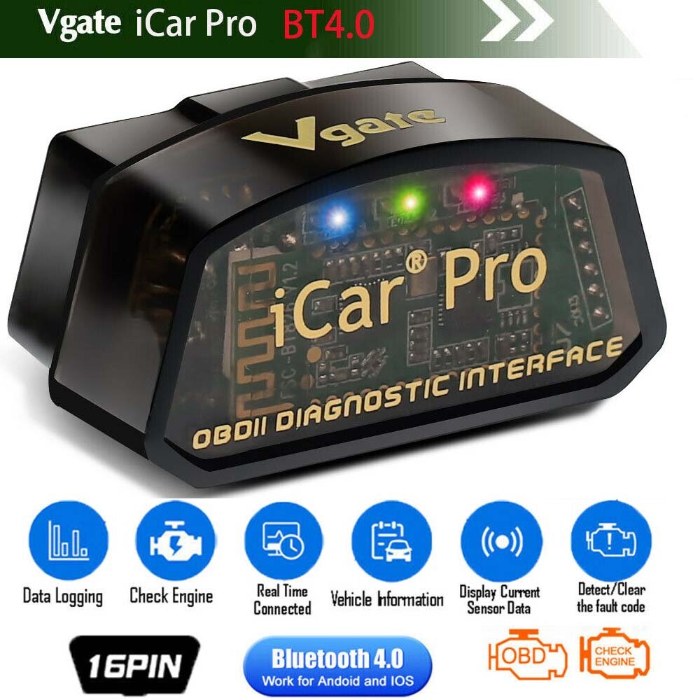 OBDⅡ Scanner Vgate iCar Pro 4.0 BIMMERCODE Coding iPad Android Code Reader