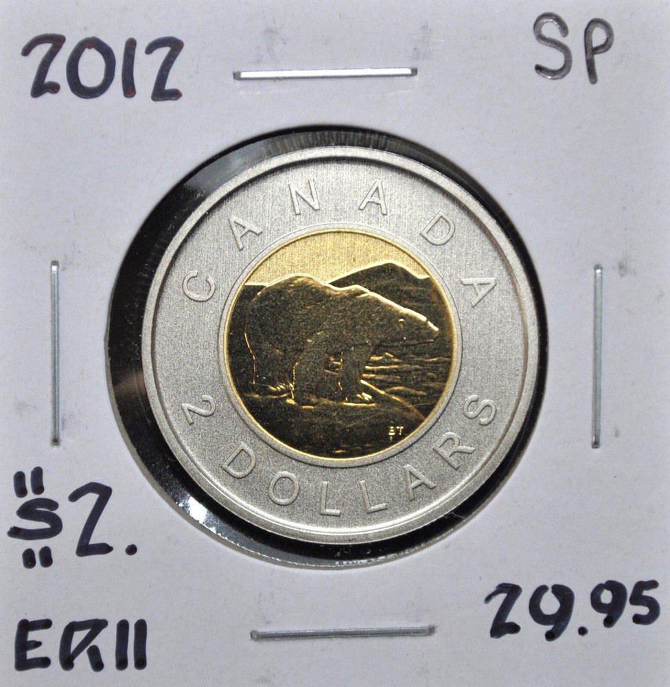 2012 Canada $2 Specimen Strike Toonie
