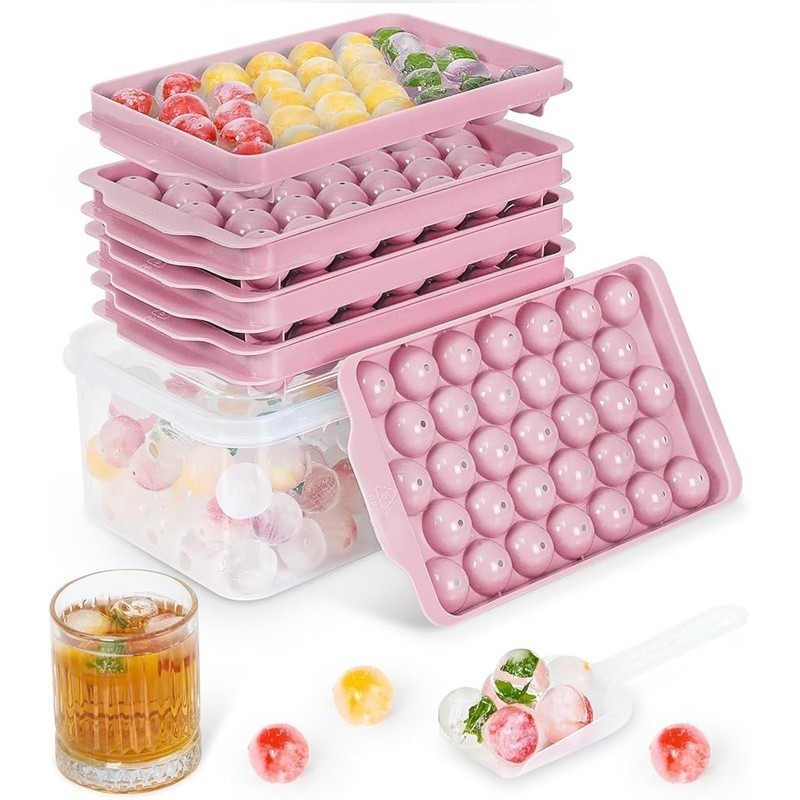 3 Pack Ice Trays for Freezer, 99 PCS Ice Cube Tray