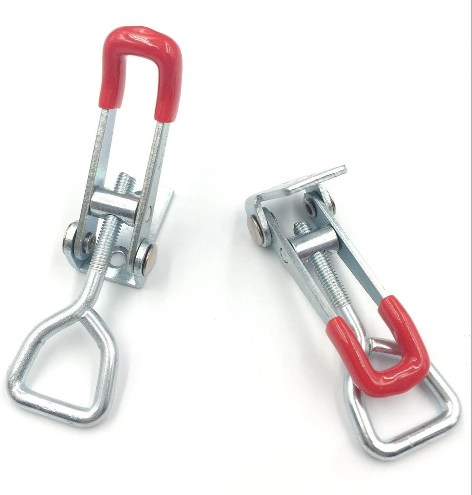 2/4/6Pcs Toggle Lock Clamp Hasp Galvanized Iron Latch Catch Cabinet Boxes Handle