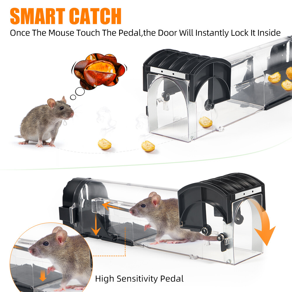 NEW Humane Mouse Traps| Mouse Traps Indoor for Home- Live Catch & Release
