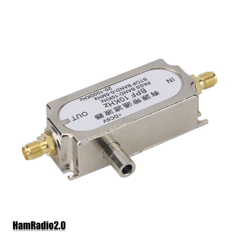 10KHz BPF Single Power Supply Active Bandpass Filter 45dB Suppression