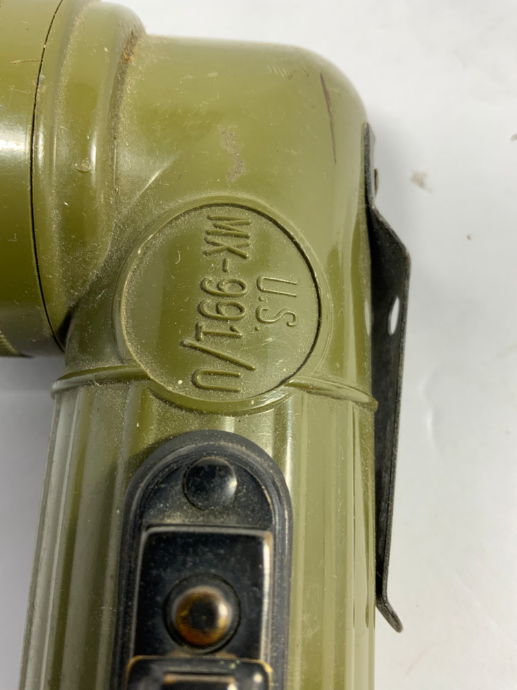 US Army MX-991/U Angled Flashlight "Tested Working" #GT1