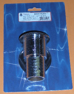 TH Marine TH-1500CP-DP Chrome Thru Hull Connector Fitting 1.5"