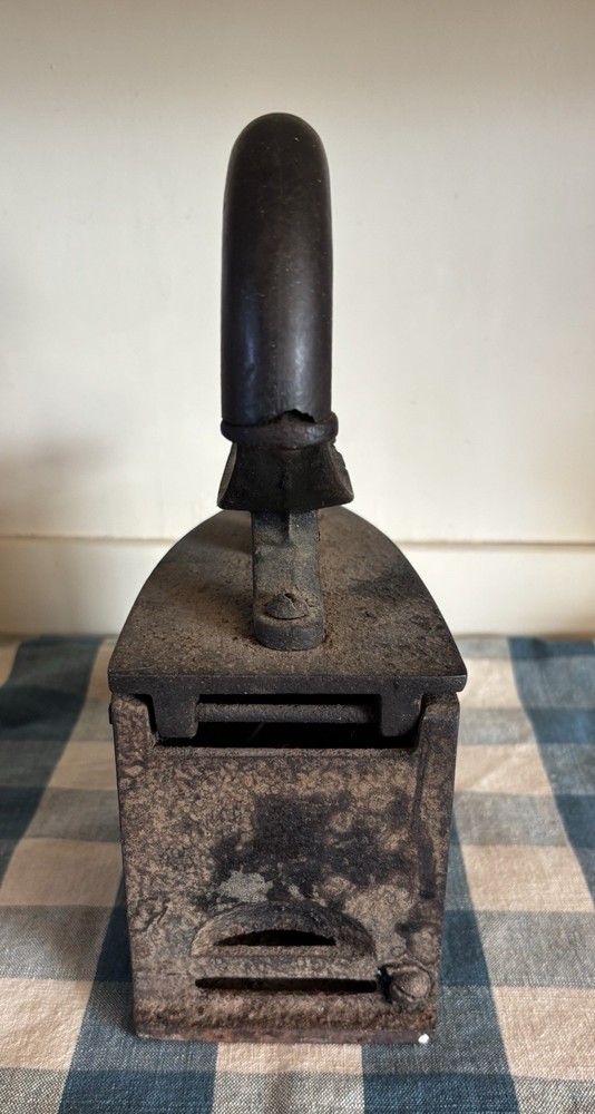 Antique Cast Iron Coal Iron
