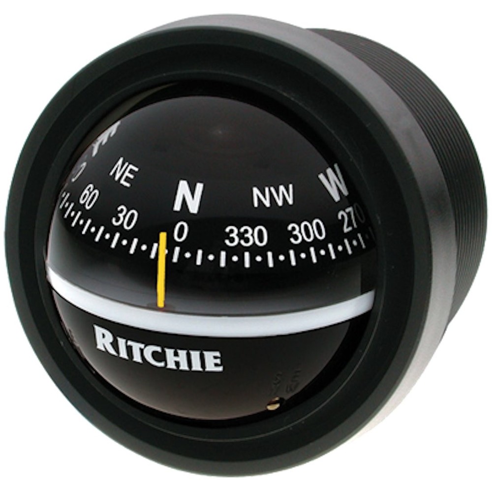 Ritchie V-57.2 Explorer Compass - Boat Dash Mount - Black