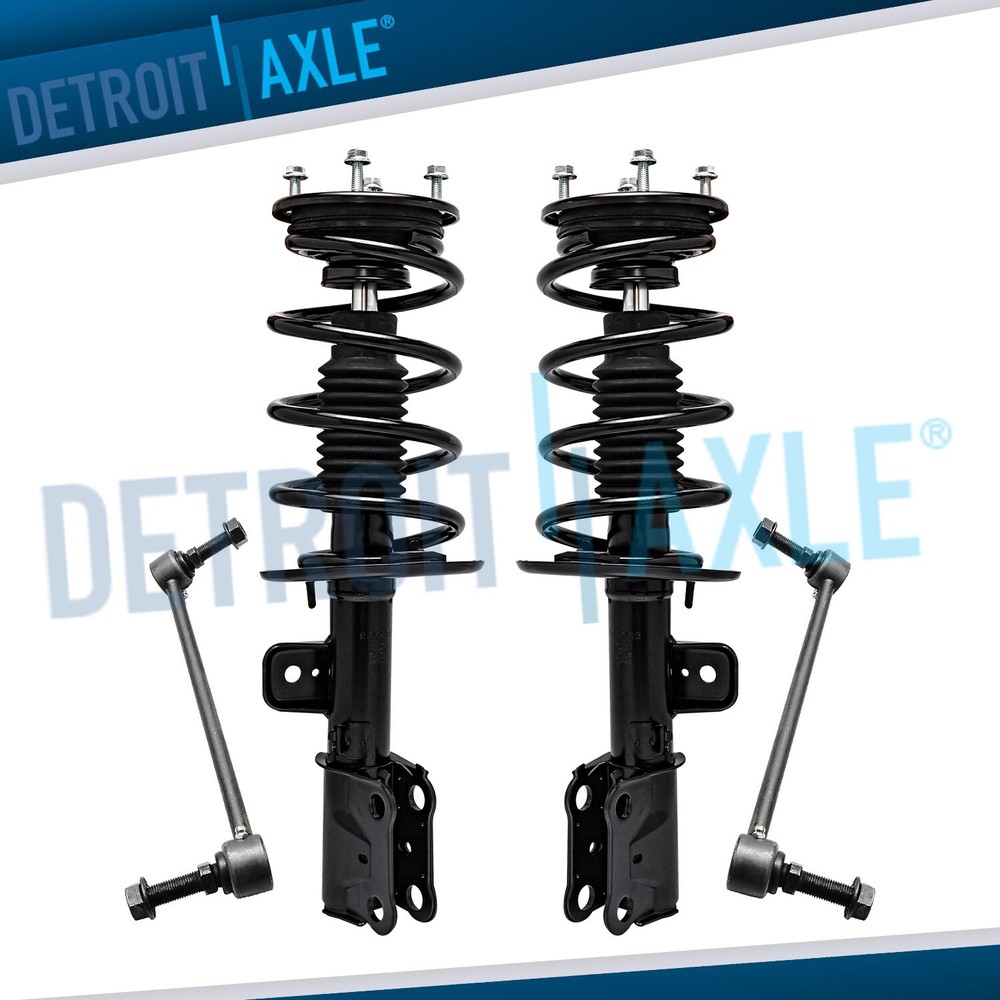 Front Struts & Coil Spring Assembly Sway Bar Links for 2013 - 2018 Ford Taurus