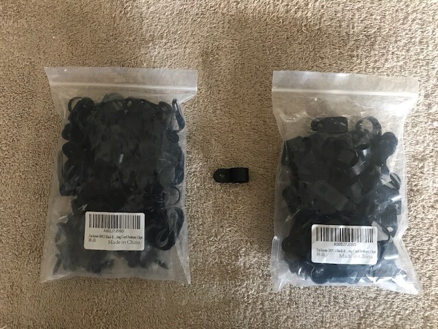 Cable Clamp R-Type Cable Clip Wire Clamp 1/2" 100 WITH SCREWS
