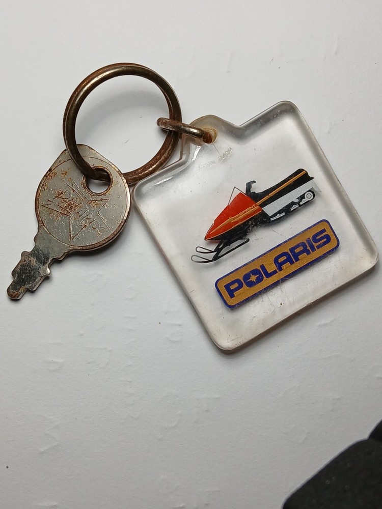 Snowmobile 1970's Polaris Key & Plastic Fob