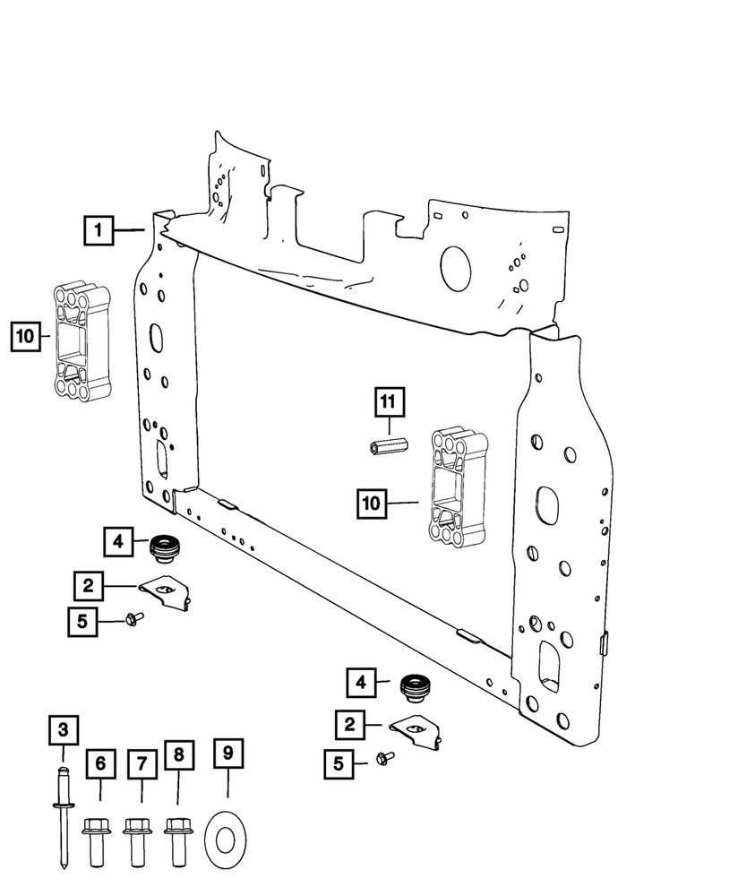 Genuine Mopar Rivet 68159598AA