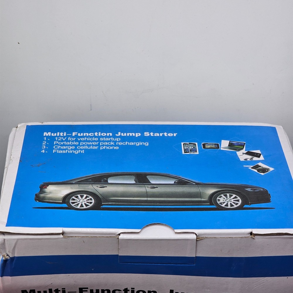 Multi-Function Jump Starter 12V Portable Powerbank function w/ Flashlight