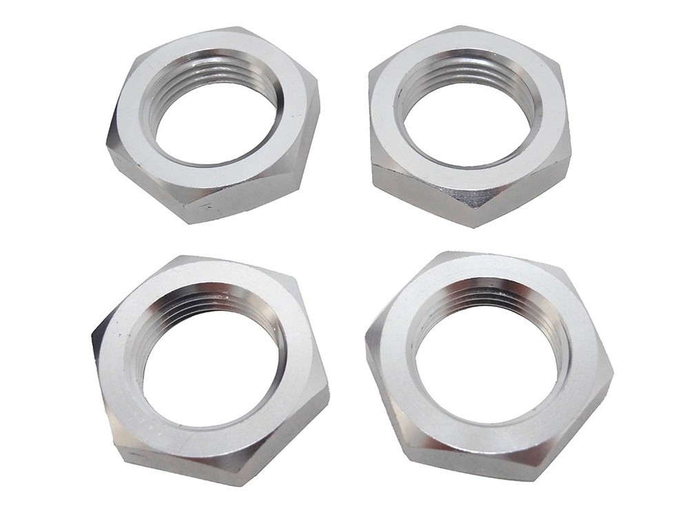 LT Short Course, SLT Buggy Wheel Nuts (set of 4) - Silver