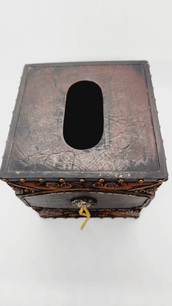 Horse Tooled Tissue Box Cover