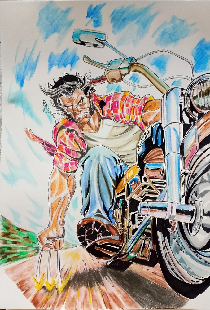 Wolverine Painting