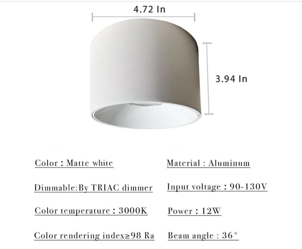 DIMMABLE LED SPOTLIGHT