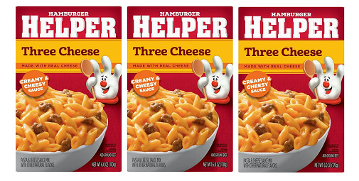 Hamburger Helper Three Cheese Creamy & Cheese Sauce 3 Pack