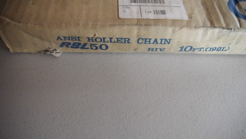 RBL 50-RIV ANSI Roller Chain 10ft  NEW