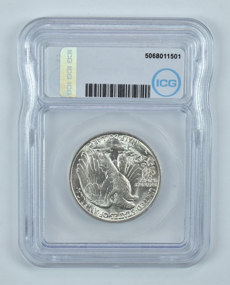 1945-S Walking Liberty Half Dollar MS63 ICG