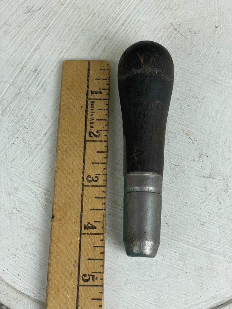 Lutz File and Tool Co 4.5" Wooden Handle Black