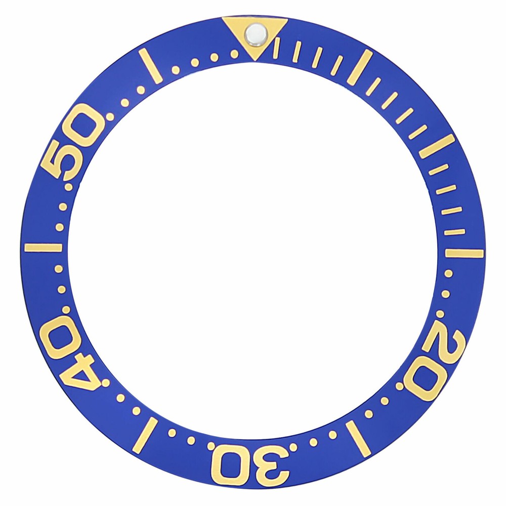BEZEL INSERT FOR INVICTA 9094 PRO DIVER AUTOMATIC BLUE LARGE GOLD FONTS QUALITY