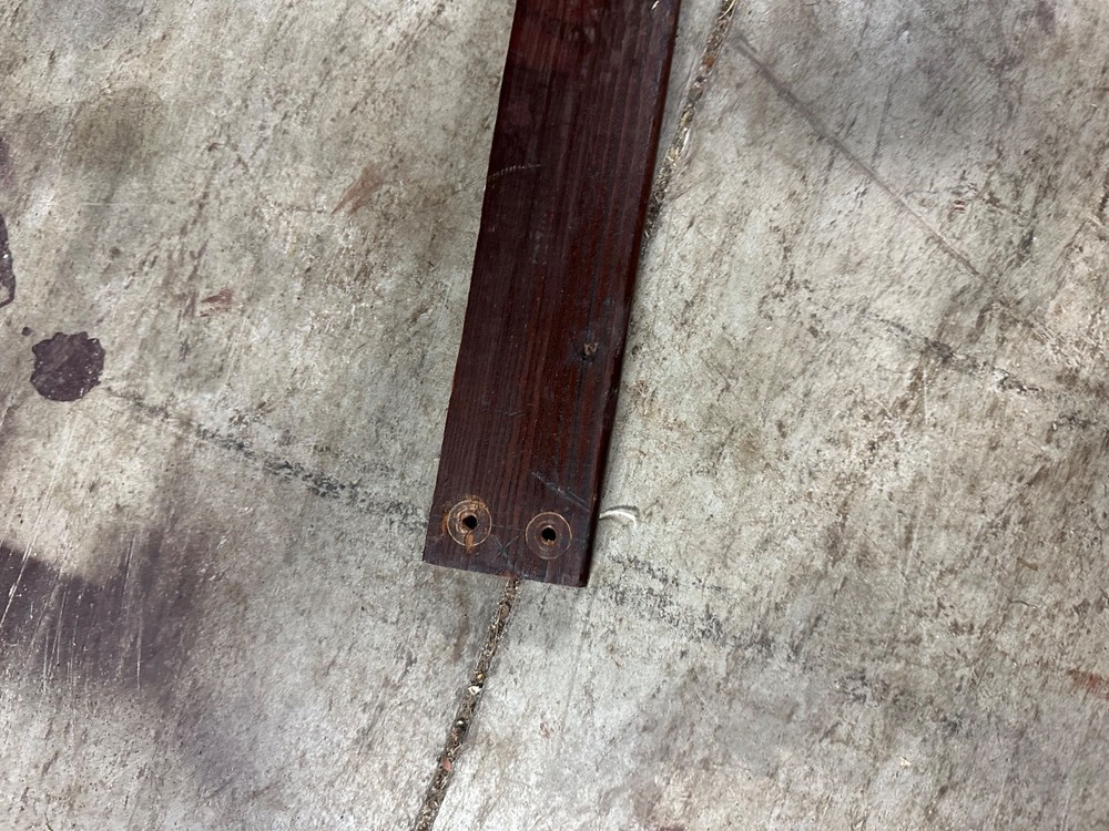 Vintage Antique Oak Middle Table Leg