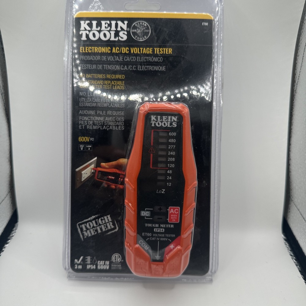 Klein Tools ET60 Electronic AC/DC Voltage Tester Great Tool For Quick Testing