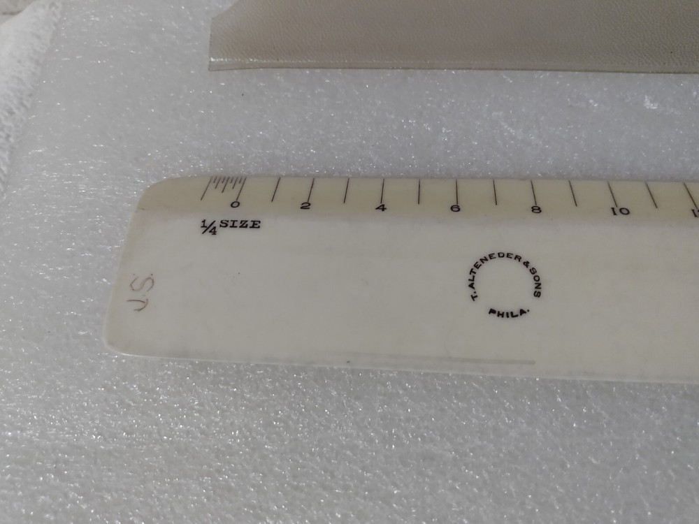 T Alteneder and Sons Drafting Ruler USSTD