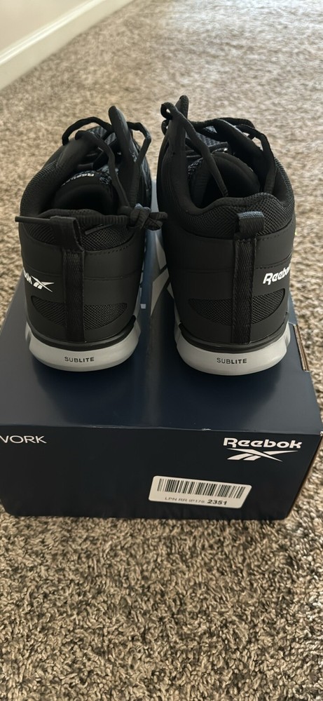 Reebok Sublite Cushion Alloy Toe Work Boot - Mens Size 10
