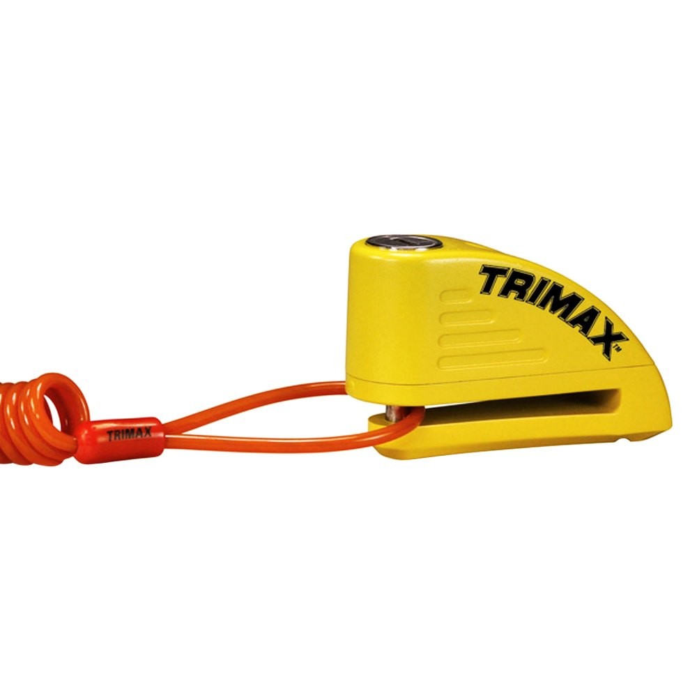 Trimax TAL88YL Alarmed Disc Lock w Push Button Activation