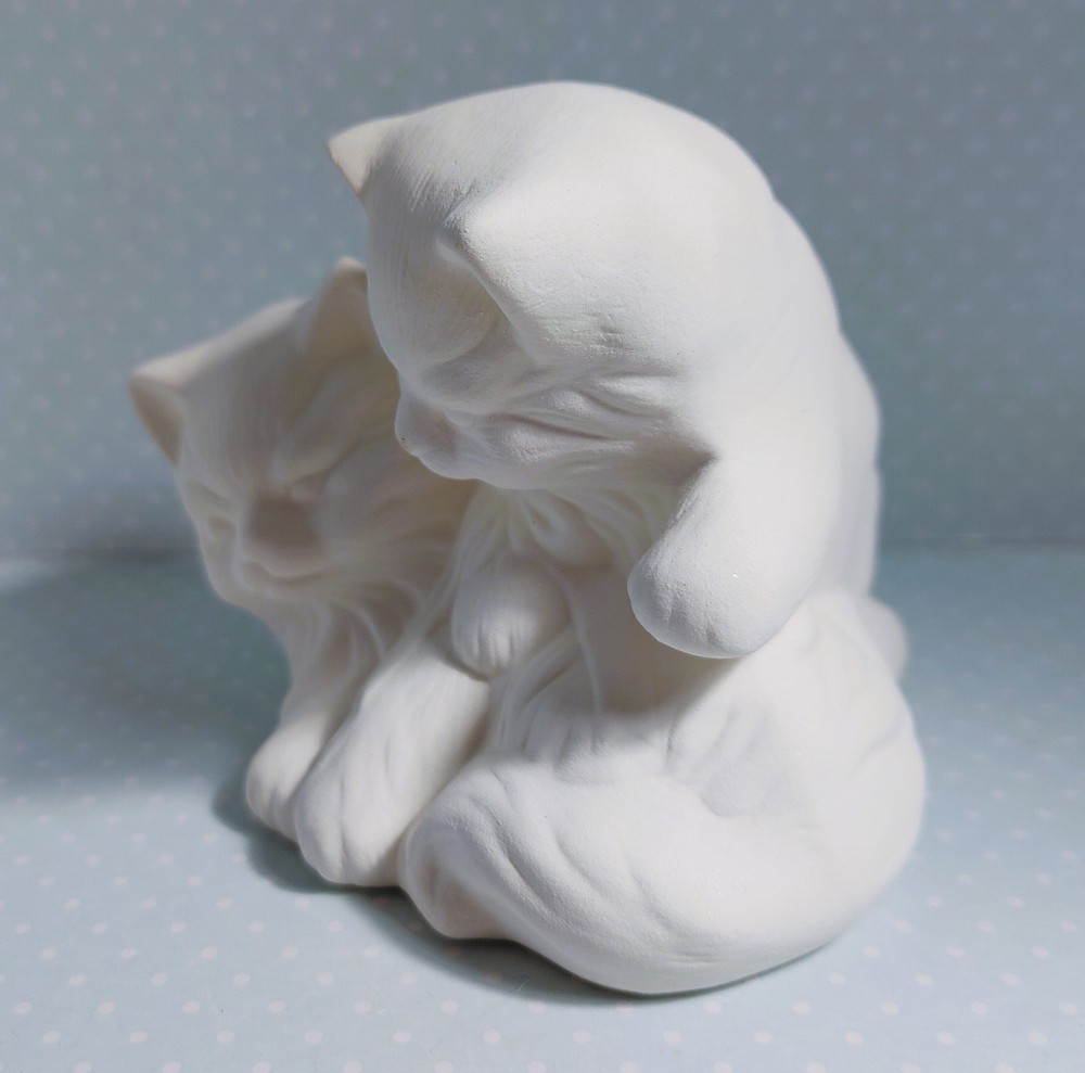 Cats ~ Ceramic Bisque Ready to Paint