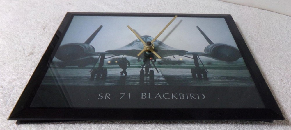 SR-71 Blackbird Wall Clock Clock-Wise