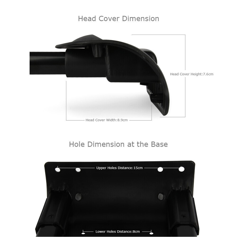 1X Luggage Telescopic Handle Replacement Suitcase Pull Out Handle Spare