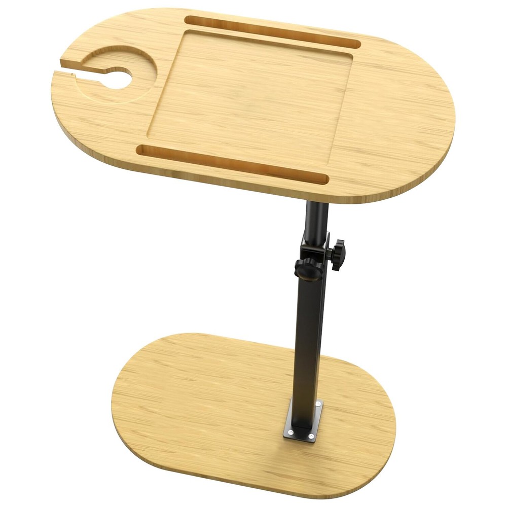 C-Shaped Bathtub Tray Table Heavy Duty Table Adjustable Height Bed Sofa Table