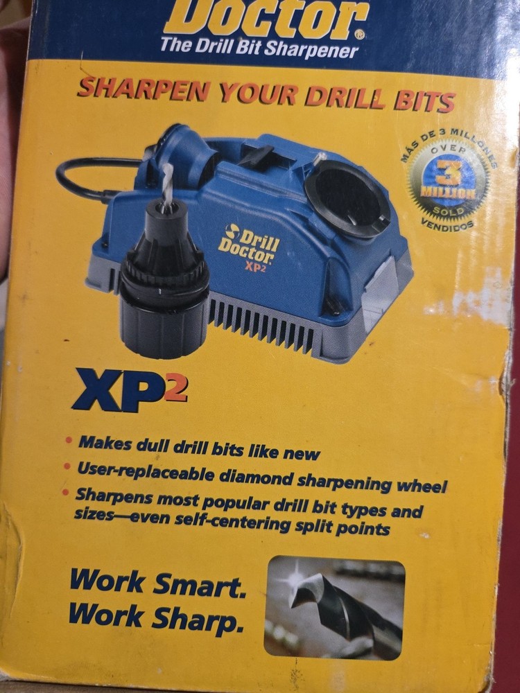 Drill Doctor XP2 Electric Drill Bit Sharpener Sharpens 3/32"-1/2" Bits